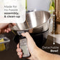 Digital Kitchen Scale with Removable Stainless Steel Bowl and Backlit Display