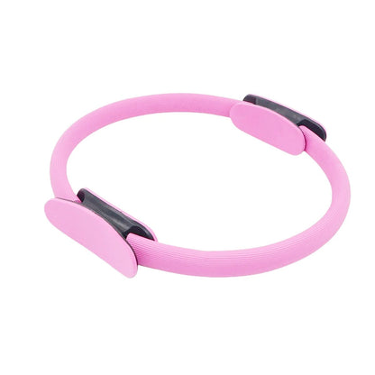 Fiberglass Resistance Ring with Padded Foam Handles and Non-Slip Grip for Pilates