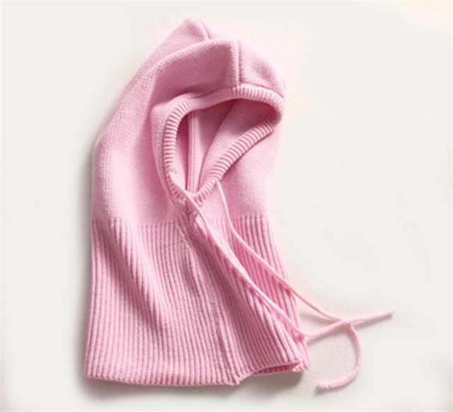 Cashmere Hooded Hat with Adjustable Drawstring and Packable Lightweight Design