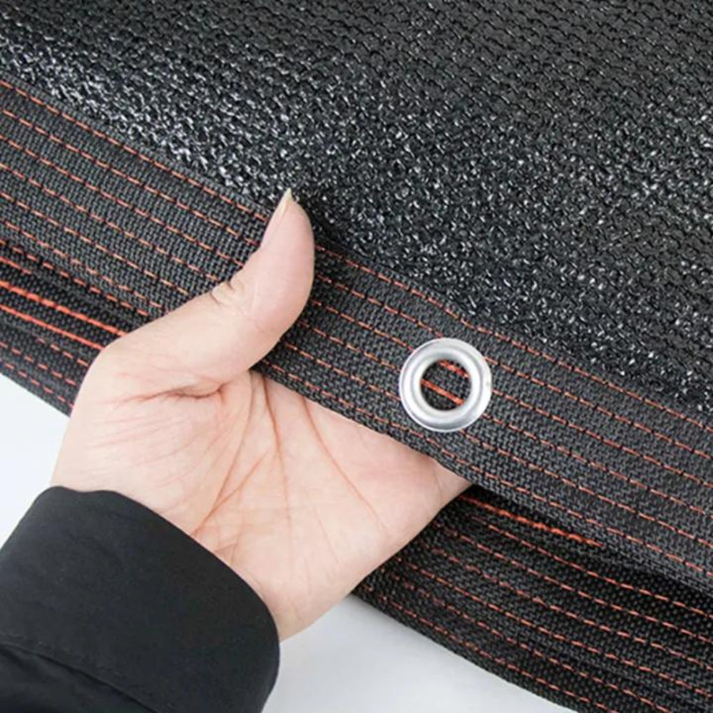 Mesh Shade Sail with Metal Grommets and UV Protection for Patios