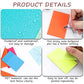 Clear Sticky Notes for Study and Work, 3x2 Inches, 400 Sheets, 7 Colors