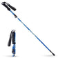 Folding Trekking Stick with Alloy Steel Shaft and Textured Grip Handle