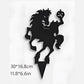 Metal Villain Shadow Caster Yard Stake with Ground Mount and Spotlight Projection