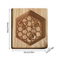 Wooden Cookie Cutter with Seven Seasonal Designs and Press-Lift Mold