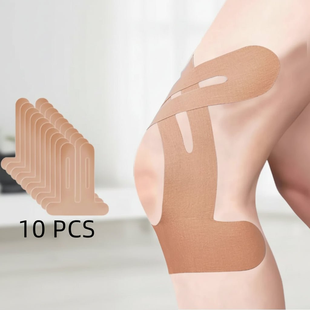 Knee Brace Kinesiology Tape Precut Elastic Support Sports Pain - LICHTZOONE