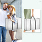 Bridal Garment Bag with Water Resistant Fabric and Clear Storage Pockets, 70in Length