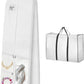 Bridal Garment Bag with Water Resistant Fabric and Clear Storage Pockets, 70in Length
