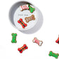 Dog Treat Advent Calendar with 24 Gingerbread Biscuits and Hand Decorated Designs
