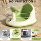 Infant Bathtub Seat with Wireless Water Thermometer and Mesh Support