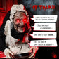 5ft Animated Halloween Figure with Sound-Activated Head Movement and Red LED Eyes, Candy Tray