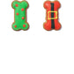 Dog Treat Advent Calendar with 24 Gingerbread Biscuits and Hand Decorated Designs