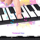 Roll Up Piano Keyboard with 49 Keys and Built-In Speakers, Rechargeable