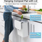Countertop Compost Bin with Rolling Lid and Airtight Seal, 2.4 Gallon Capacity