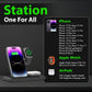 3 in 1 Wireless Charger Stand for iPhone, Apple Watch and AirPods Fast Charging Dock
