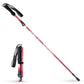Folding Trekking Stick with Alloy Steel Shaft and Textured Grip Handle