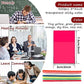 Clear Sticky Notes for Study and Work, 3x2 Inches, 400 Sheets, 7 Colors