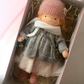 Soft Cotton Doll with Wool Stuffing and Neutral Features for Toddlers