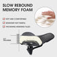 Oversized Bike Saddle with Dual Spring Suspension and Ventilated Foam Cushion