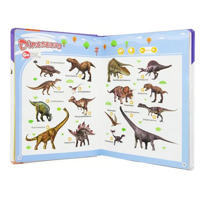 Interactive English Sound Book with 300 Plus Words and Real Photo Buttons for Children