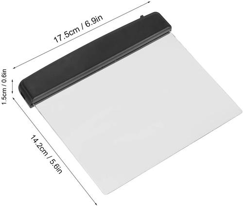 Rechargeable Book Light with Flat Panel Clip and Adjustable Brightness