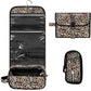 Cosmetics Organizer with Transparent Panel and Metal Hook, Water Resistant