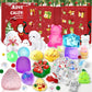 24-Day Squishy Toy Countdown Calendar with Animal and Food Shapes