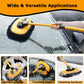 Telescopic Car Wash Brush with Rotating Head and Microfiber Chenille Bristles, Extends 19.69-40.16 inches