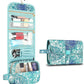 Cosmetics Organizer with Transparent Panel and Metal Hook, Water Resistant