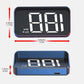 Windshield Speedometer with LED Projection Display and Auto Brightness Control