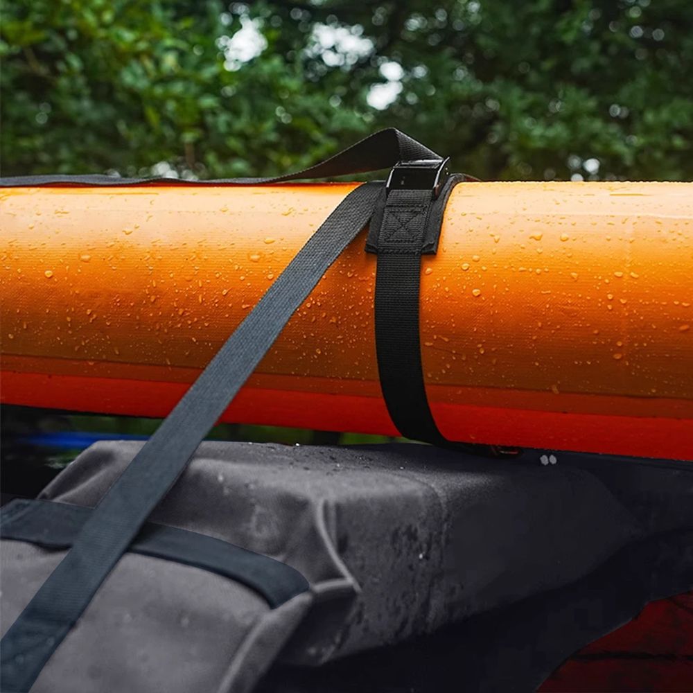 Roof Rack Pads with Foam Cushioning and Anti-Slip Surface for Kayak Transport