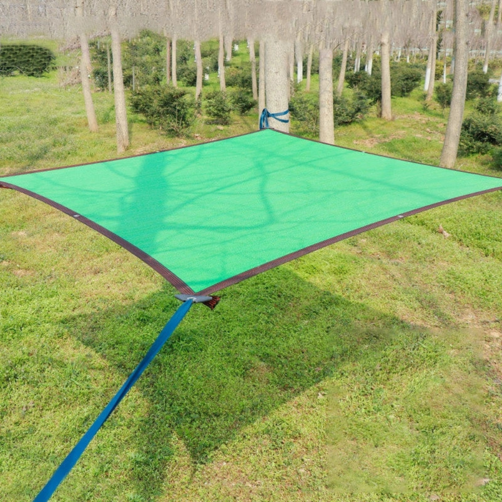 Mesh Shade Sail with Metal Grommets and UV Protection for Patios