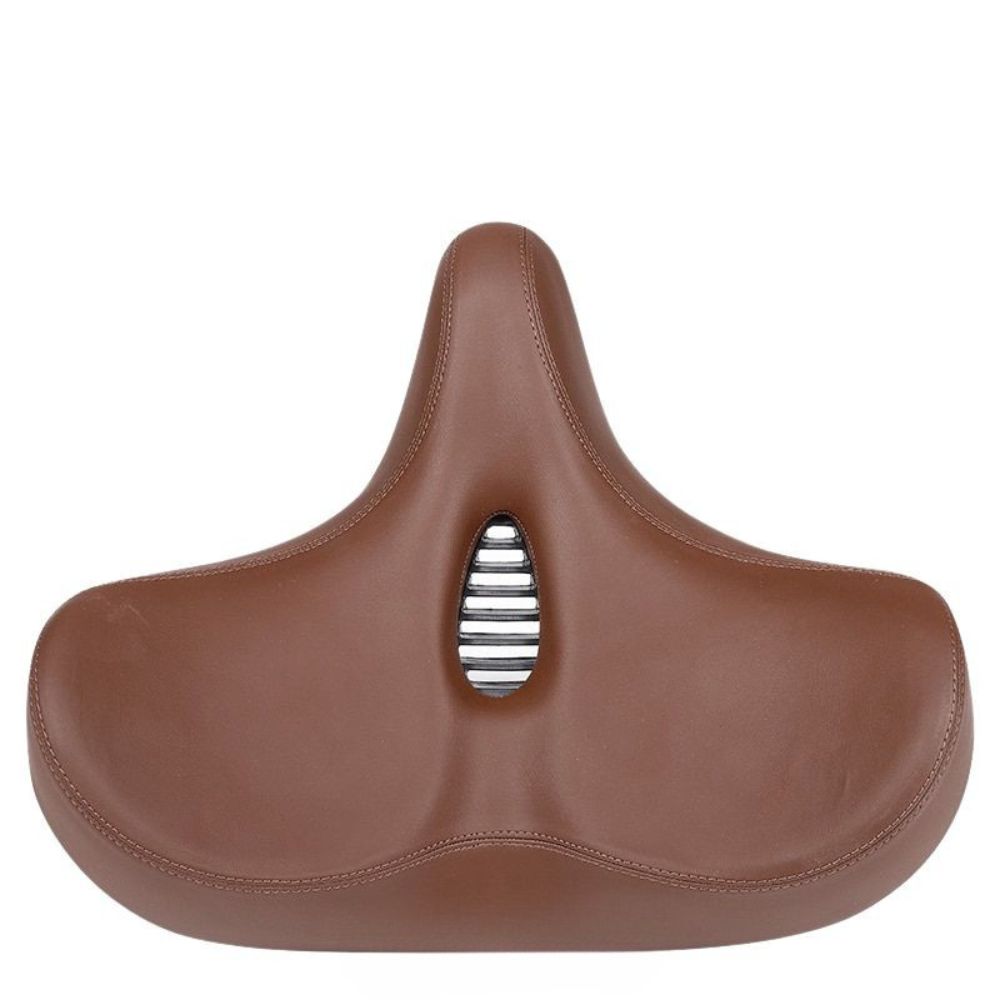 Oversized Bike Saddle with Dual Spring Suspension and Ventilated Foam Cushion