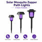 Solar Bug Zapper with Automatic Dusk Sensor and Dual Mode, Ground Stake Installation All Vera Mart