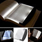 Rechargeable Book Light with Flat Panel Clip and Adjustable Brightness