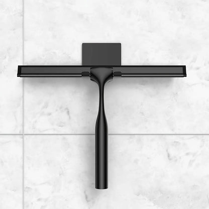 Shower Squeegee with Flush Blade and Wet Grip Handle for Glass Doors and Tile