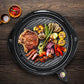 Indoor Electric Grill with 14-Inch Nonstick Plate and Glass Lid, Dishwasher Safe