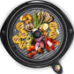 Indoor Electric Grill with 14-Inch Nonstick Plate and Glass Lid, Dishwasher Safe