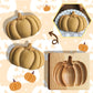 Wooden Cookie Cutter with Seven Seasonal Designs and Press-Lift Mold