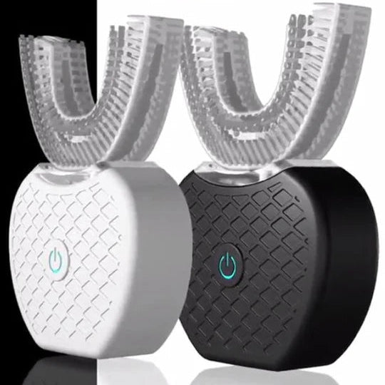Ultrasonic Electric Toothbrush, U-Shaped Blue Light Cleaner
