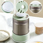Electric Grain Mill with S-Shaped Blade and Stainless Steel Bowl