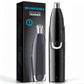 Nose and Ear Hair Trimmer with Dual Edge Spinning Blades and 90 Minute Runtime