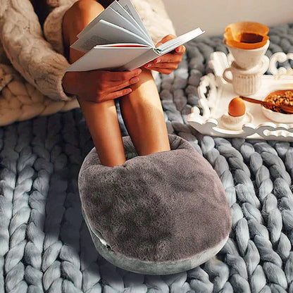 Enclosed Foot Warmer with Adjustable Heat Control and Machine Washable Liner