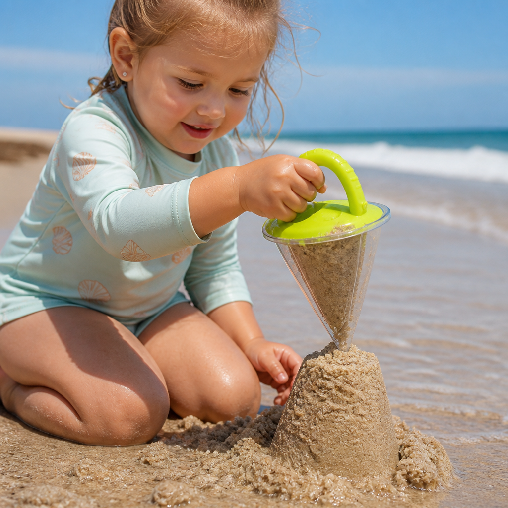 Sand Funnel Toy with Handle for Drawing Patterns and Creative Play