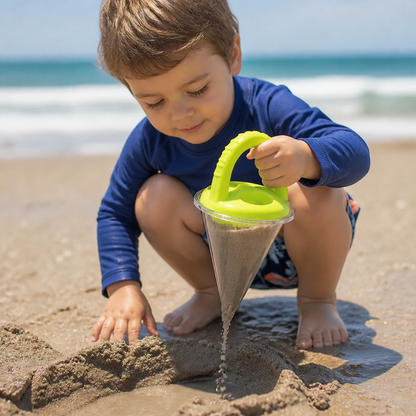 Sand Funnel Toy with Handle for Drawing Patterns and Creative Play