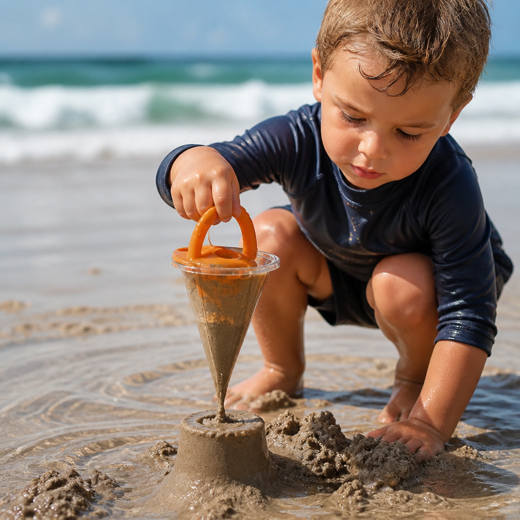 Sand Funnel Toy with Handle for Drawing Patterns and Creative Play