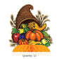 Multicolor Cornucopia Centerpiece Set with 12 Pieces and 8.5 Inch Height