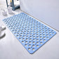 Textured Shower Mat with Traction Grooves and Heat-Resistant Material