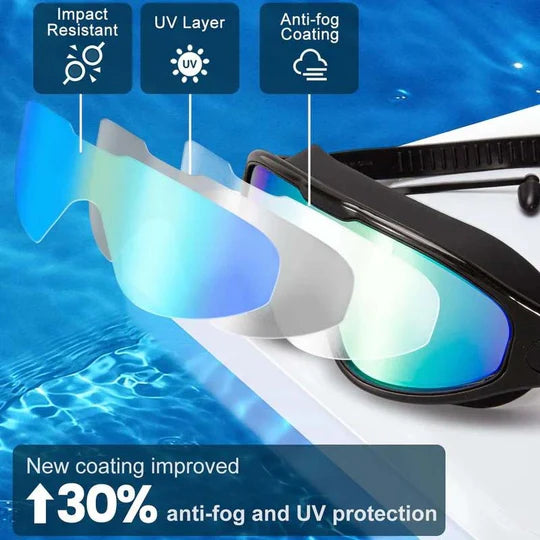 Swimming Goggles Wide-Angle Anti-Fog
