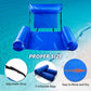 Inflatable Swimming Chair with Ergonomic Backrest and Integrated Armrests