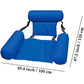 Inflatable Swimming Chair with Ergonomic Backrest and Integrated Armrests
